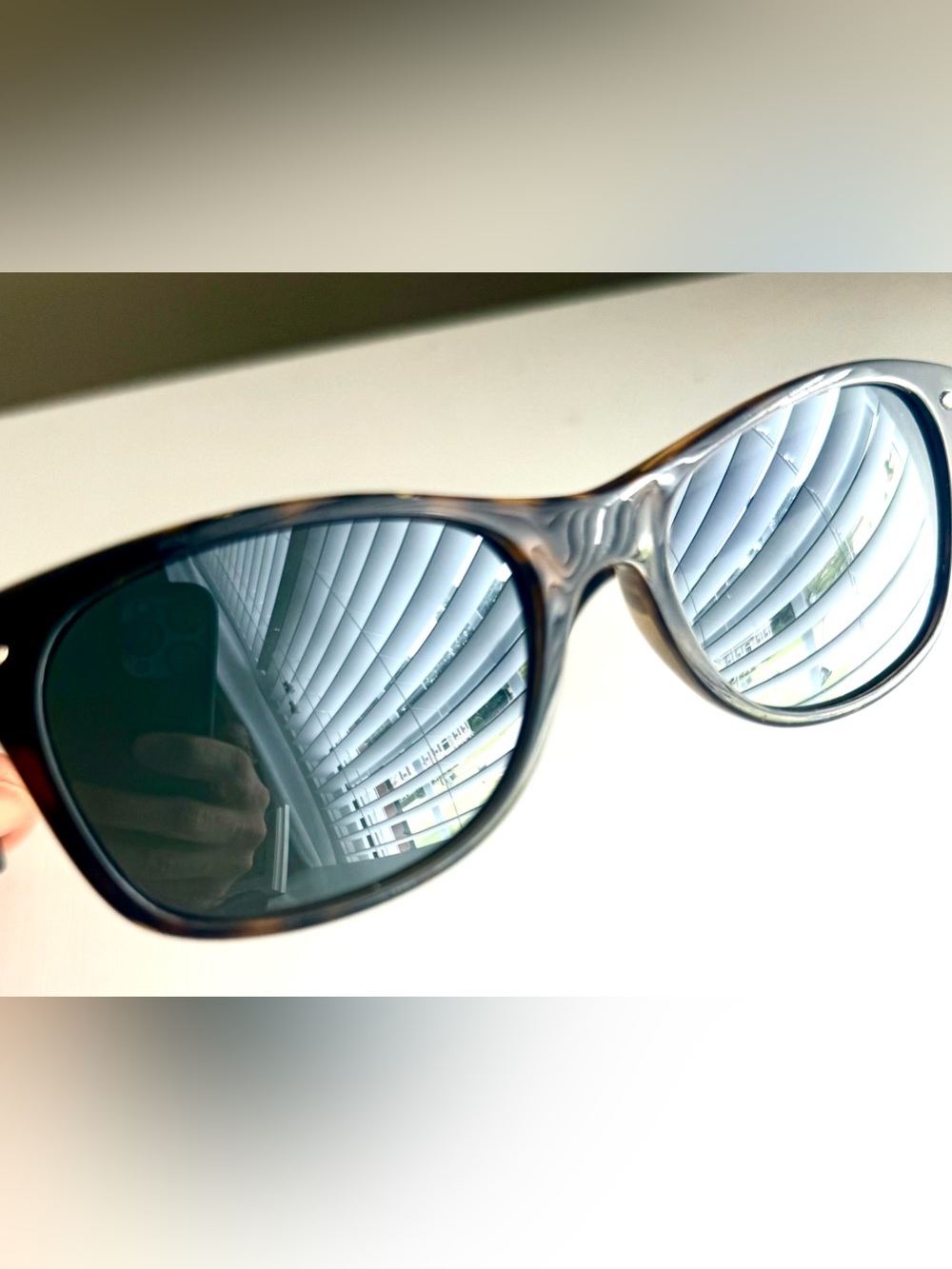 Ray-Ban New Wayfarer RB2132 Brown Tortoise 55mm